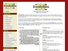 Tablet Screenshot of friendlyfolio.com